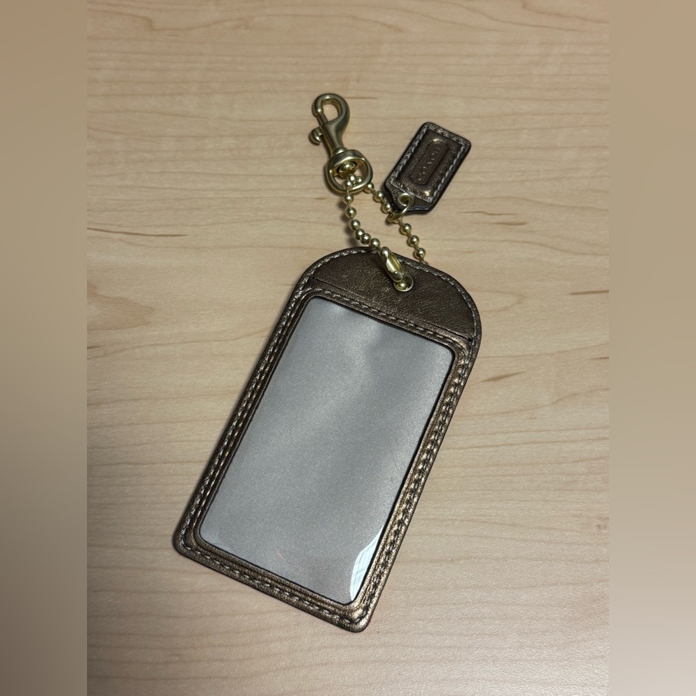 COACH Legacy Stripe Bag Charm Luggage Hang Tag - Picture 2 of 3